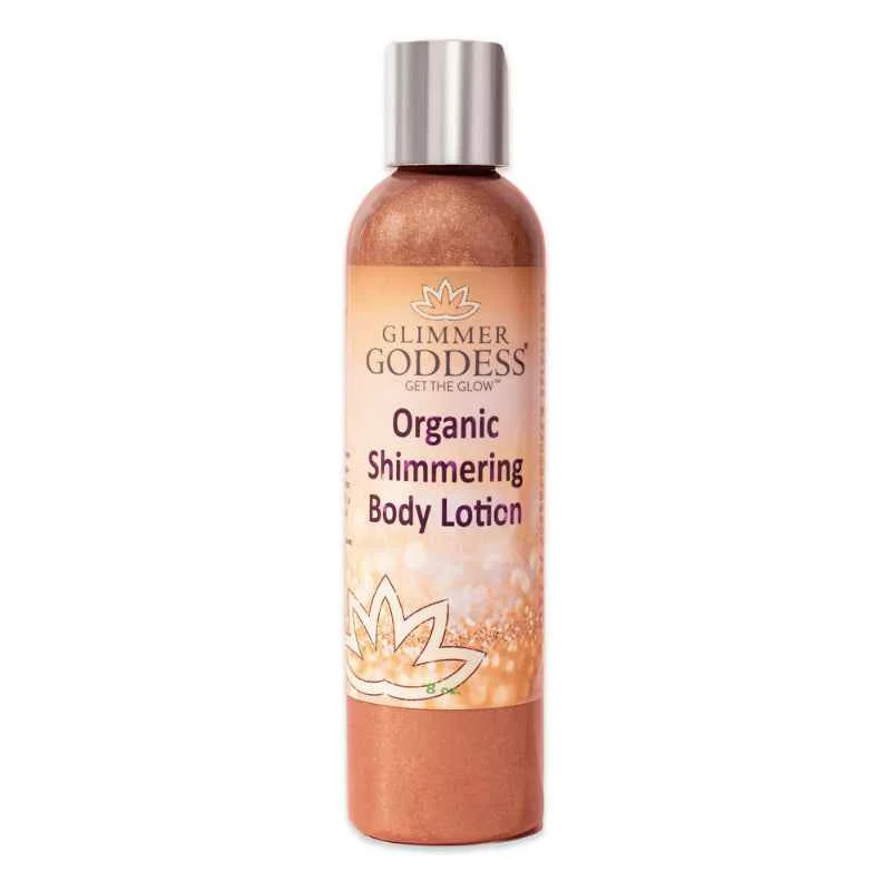 Exclusive Glimmer Goddess Organic Shimmering Body Lotion Functional