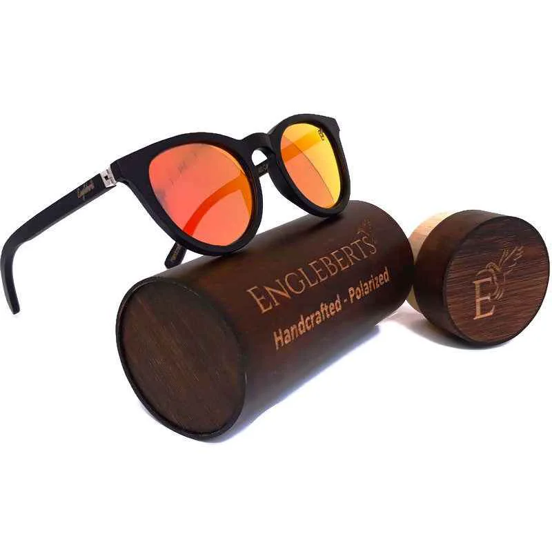 Fine Crafted Engleberts Bamboo Polarized Sunglasses with Premium UV400 Protection Crafted