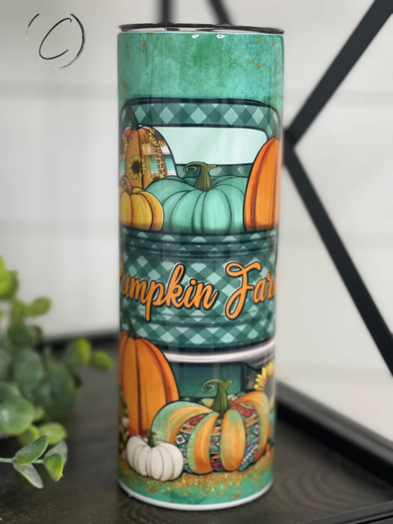 Innovative Pumpkin Truck Tumbler Original Design