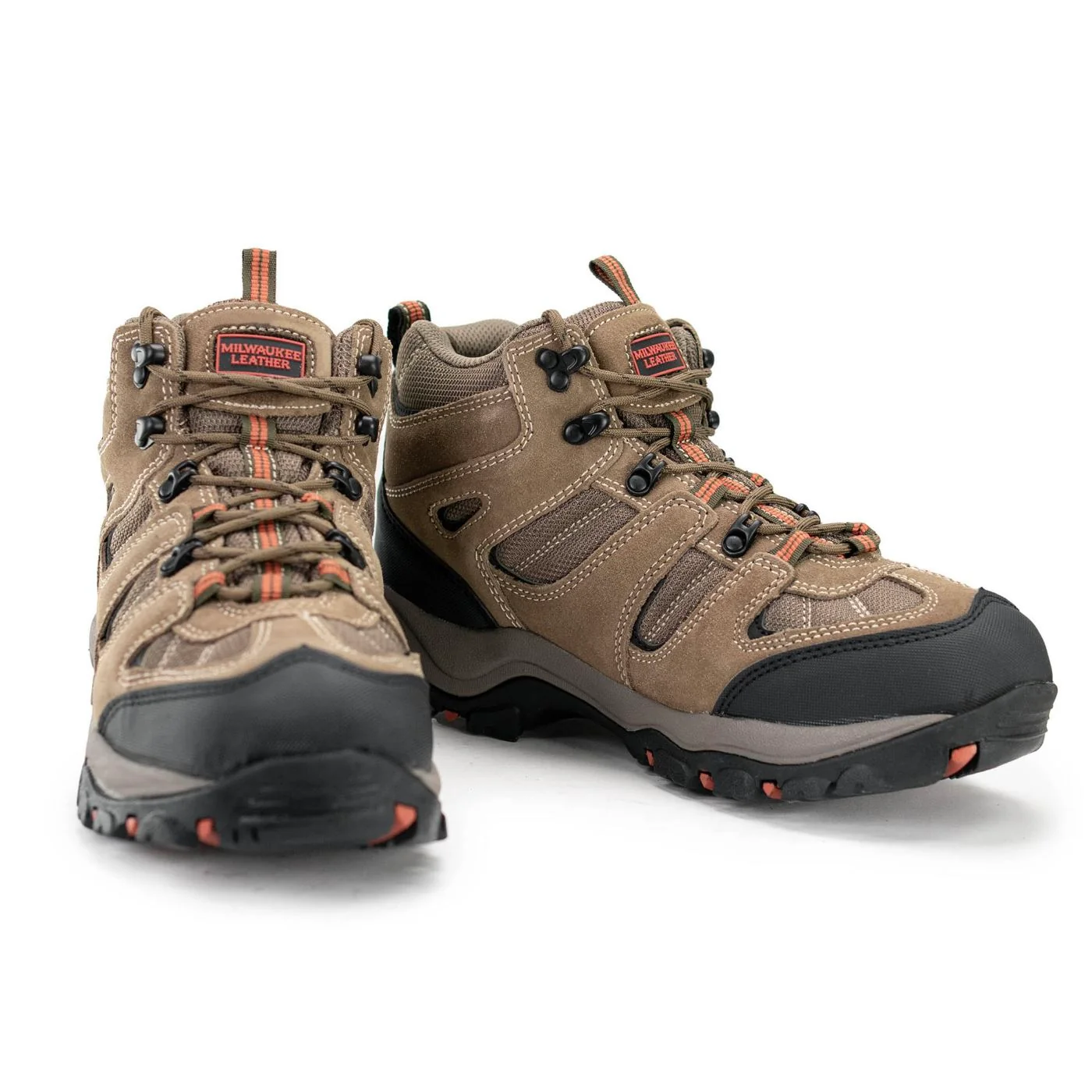Dependable Milwaukee Leather Men's Brown Suede Lace-Up Waterproof Outdoor Hiking Boots MBM9150 Versatile