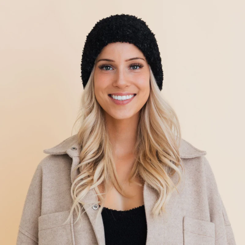 High-Grade Fuzzy Chenille Beanie Certified
