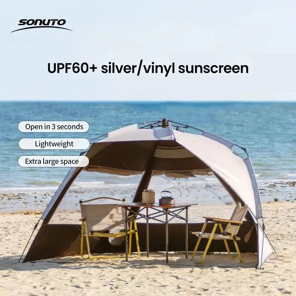 Soft Sonuto One-Touch Automatic Pop-Up Camping Tent – Instant Setup Outdoor Shelter for Hiking Travel Lightweight