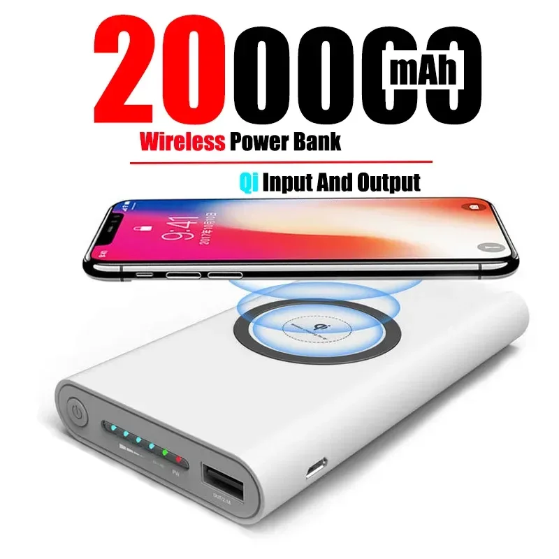 Innovative 200000 MAh Two-Way Wireless Fast Charging Power Bank Exceptional