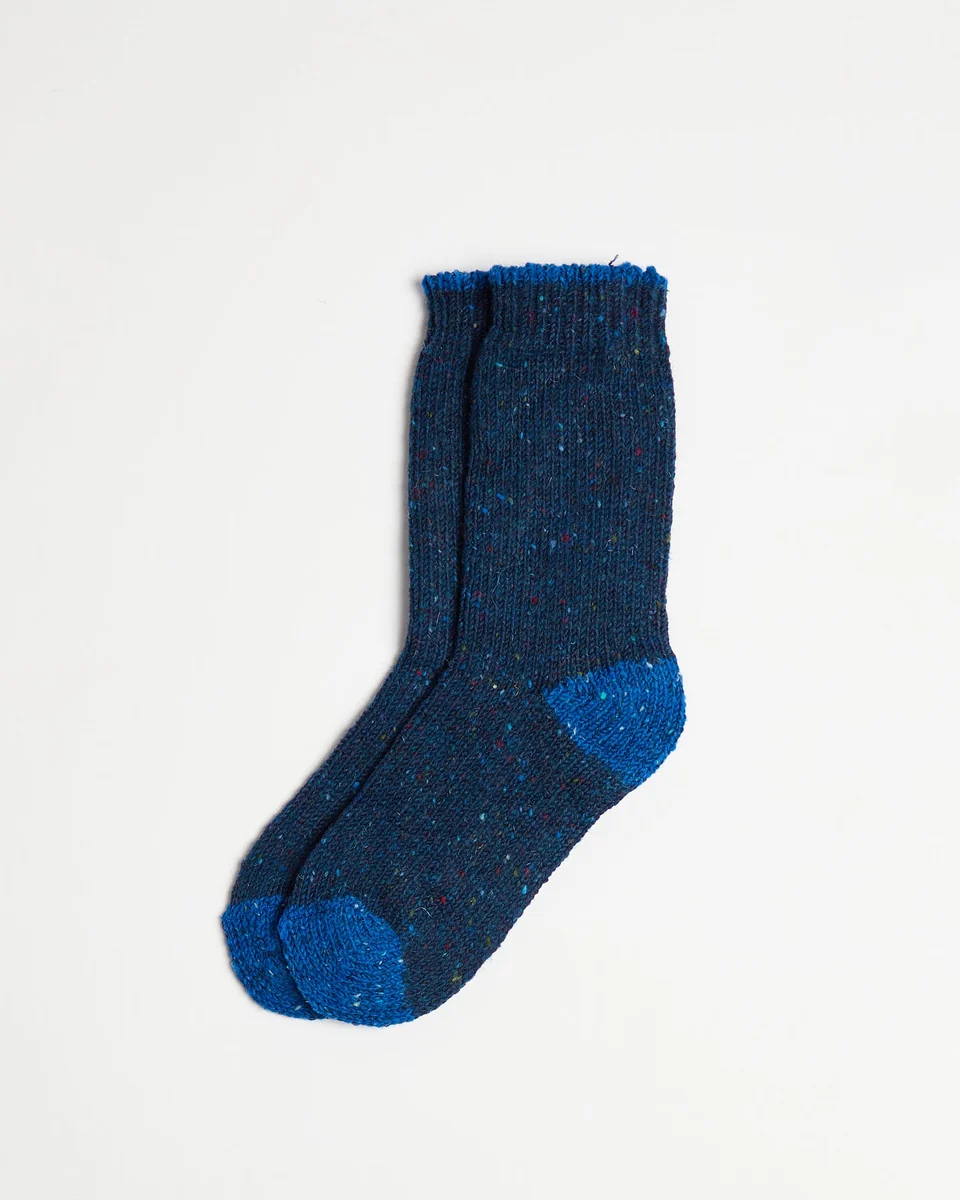 Fashionable Foxford Women's Walking Socks Navy Verified