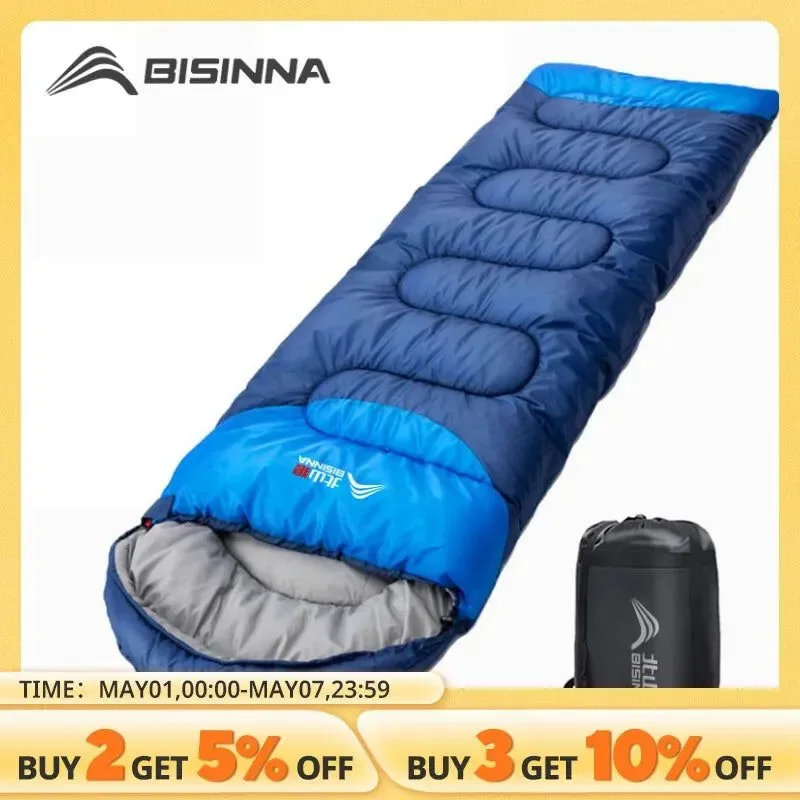 High-Grade Ultralight Waterproof Cotton Sleeping Bag – Winter Envelope Splicing Bag 1.5kg 1.8kg 2.3kg Classic