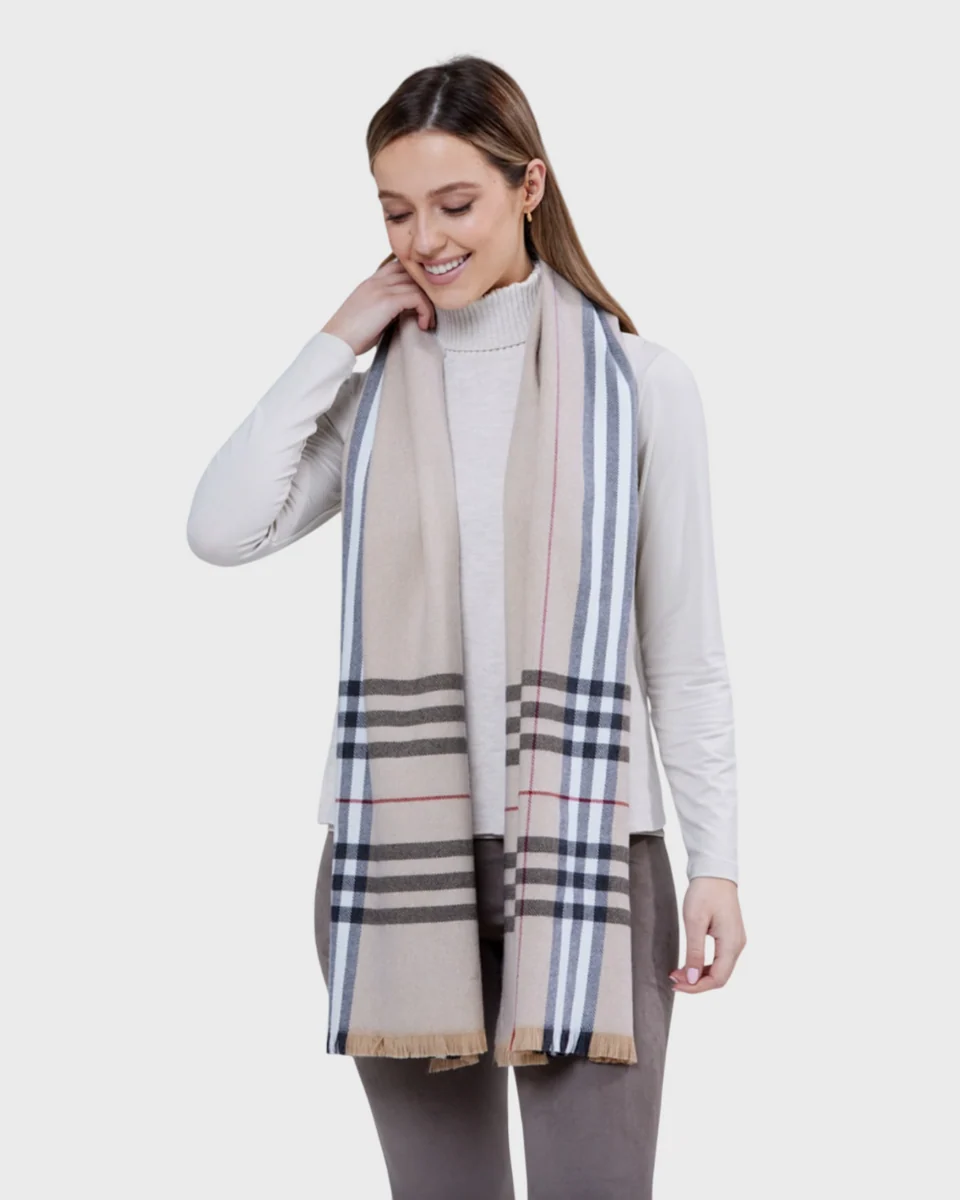 Professional Foxford Classic Camel Extra-Fine Merino Wool Scarf Quality