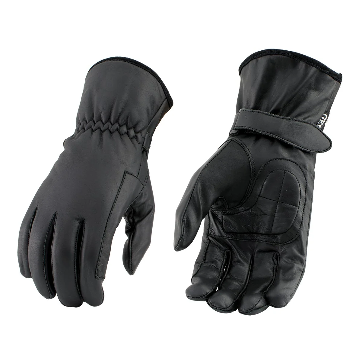 Easy-to-Use Milwaukee Leather SH736 Men's Black Textile Gauntlet Winter Gloves Proven