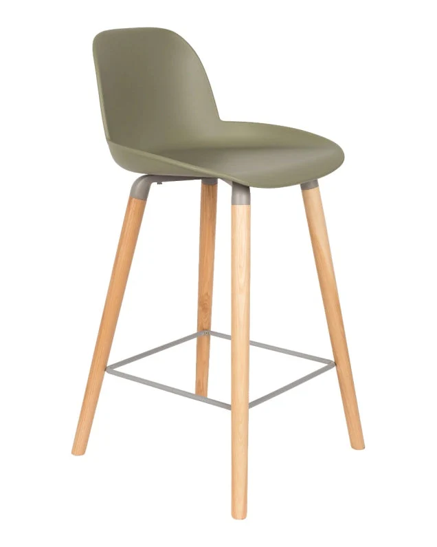 Pure Counter Stool Albert- Green Premium