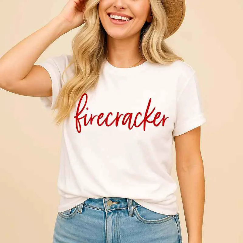 High-Performance Firecracker Graphic Tee Effective