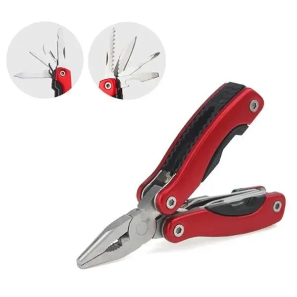 Powerful Stainless Steel 9-in-1 Portable Multi-Tool Plier - Essential Camping Gear for Outdoor Survival Excellent