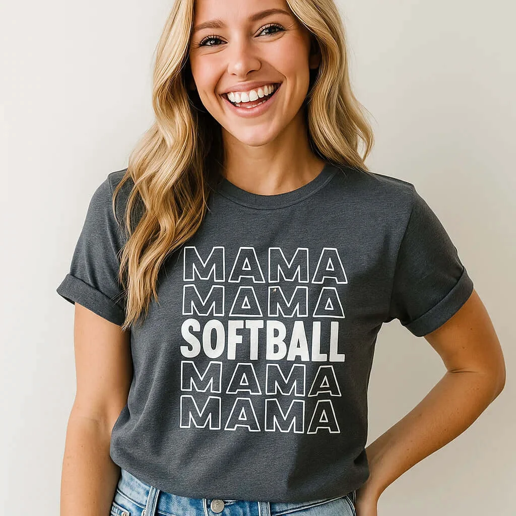 Healthy Softball Mama Tee High-Grade