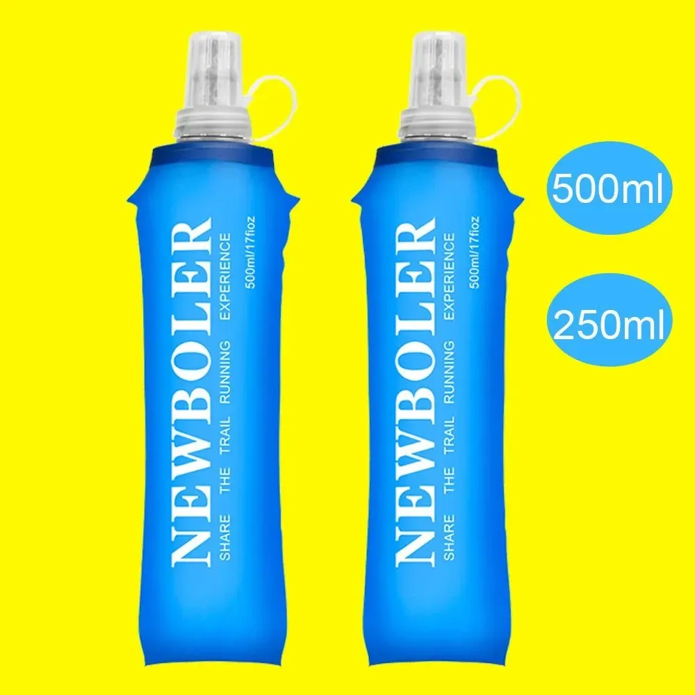 Verified 250ml 500ml TPU Collapsible Soft Flask – Foldable Sport Water Bottle for Running Camping Hiking Fine
