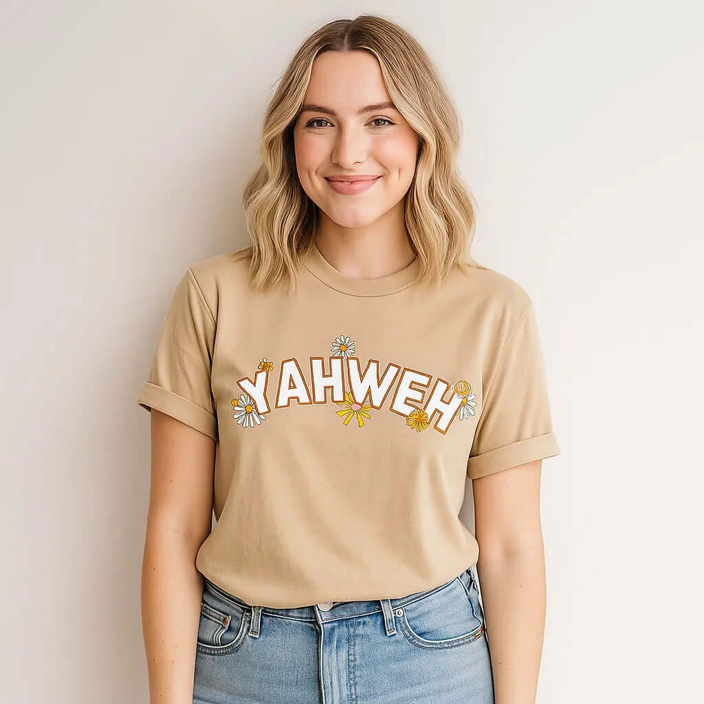 Breathable Floral Faith Tee Modern