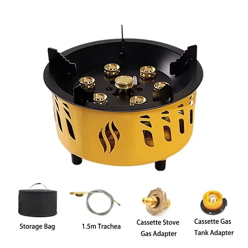 Minimalist High Power 20000W Portable Camping Stove Windproof Multi Gas Burner Professional
