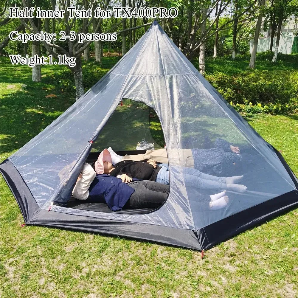 Green Half Inner Mesh Camping Tent – Lightweight Breathable Shelter for Hiking Camping Consistent