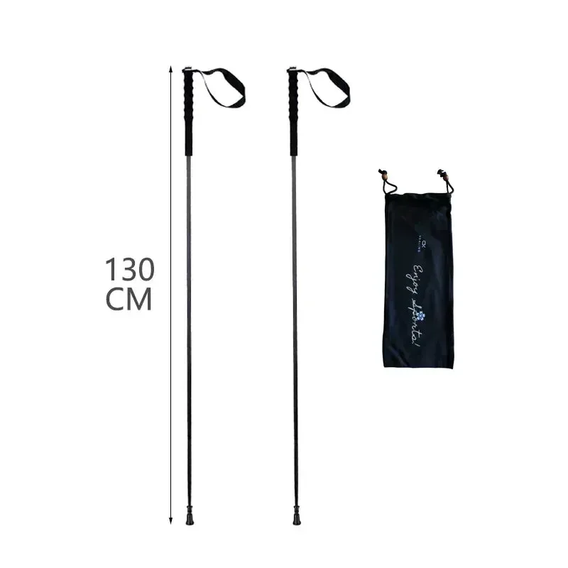 Certified Ultra Light Carbon Fiber Trekking Poles Folding Hiking Sticks for Collapsible and Nordic Walking World-Class
