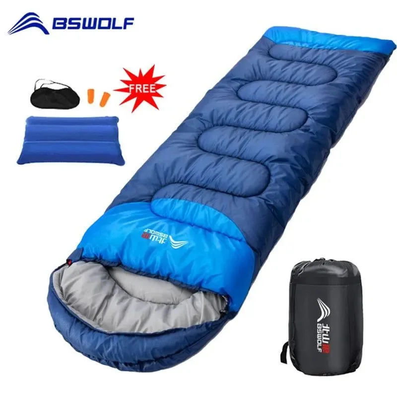 User-Friendly Ultralight Waterproof 4 Season Warm Envelope Sleeping Bag for Camping Traveling and Hiking Lightweight