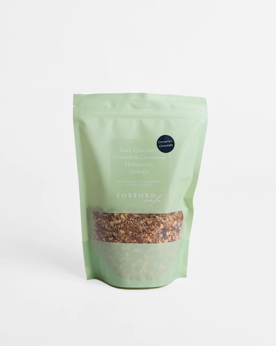 Exceptional Foxford Dark Chocolate Coconut Cinnamon Granola Fast