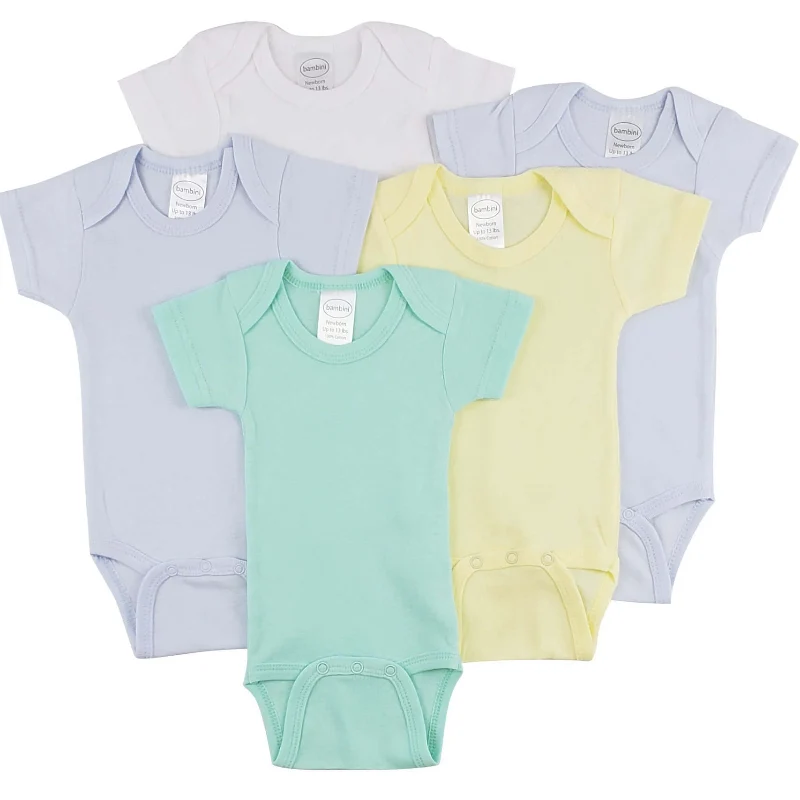 Clean Short Sleeve Onesies Green