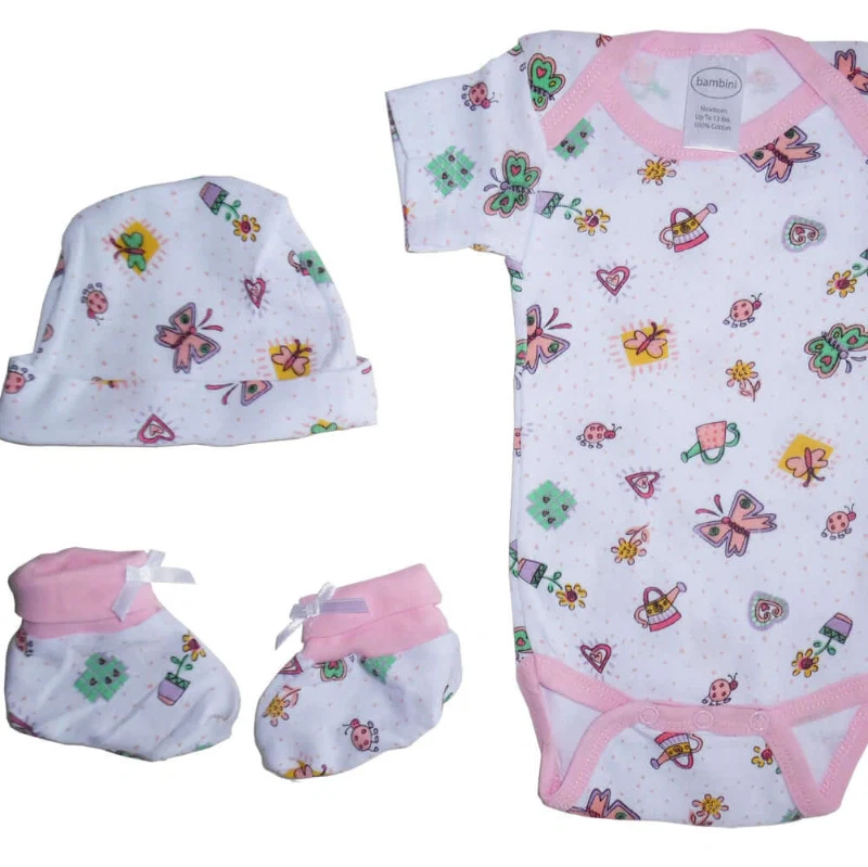 Responsible Girls Baby Gift Set Crafted