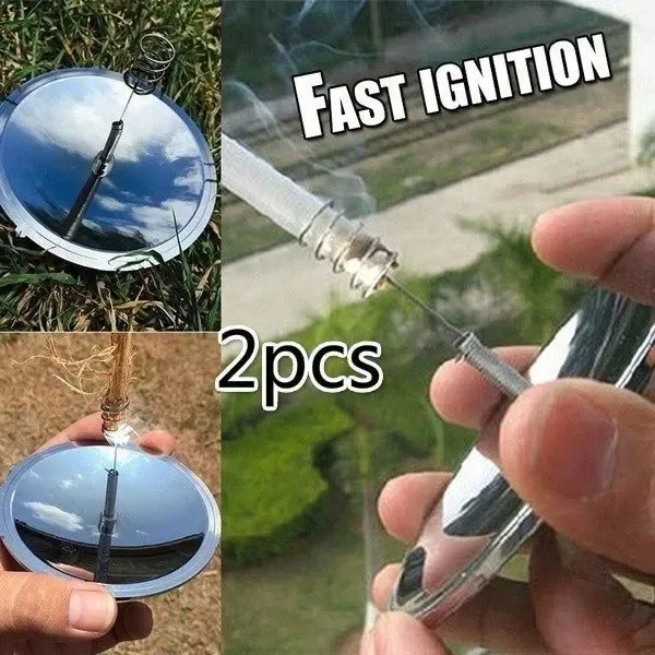 Authentic 1 2pcs Camping Survival Solar Lighter - Waterproof Windproof Fire St Easy-to-Use