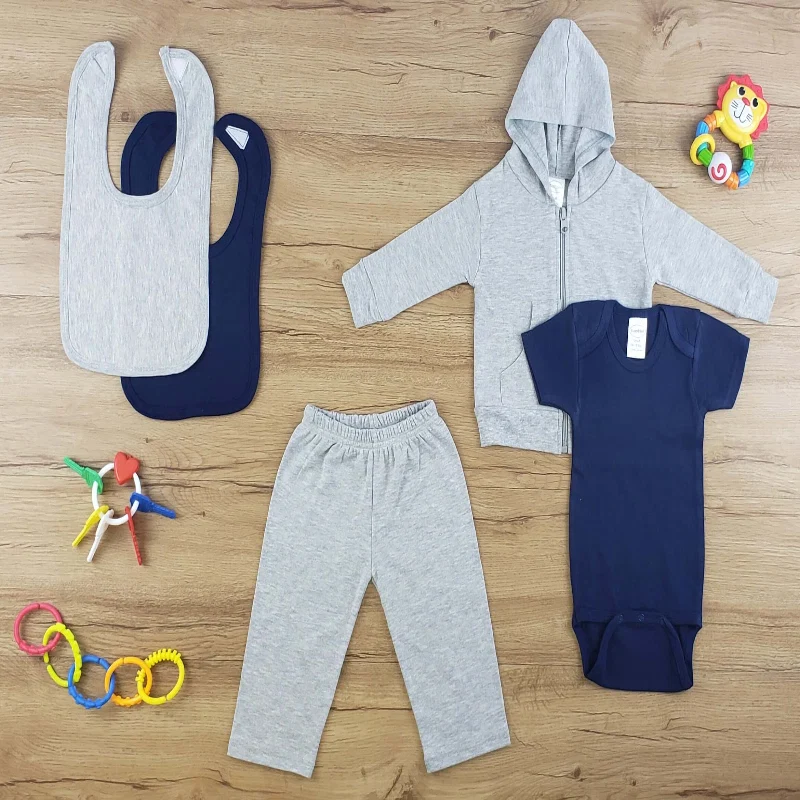 Solid Infant Clothing Bundle Casual