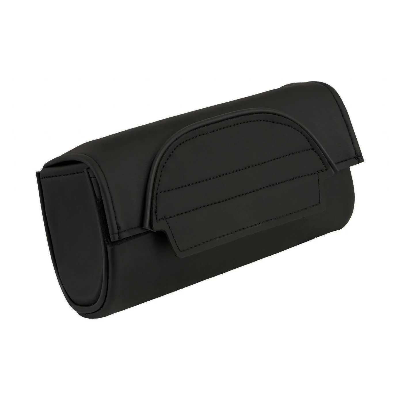 Trusted Milwaukee Leather SH62101 Black Double Strap PVC Motorcycle Tool Bag High-Grade