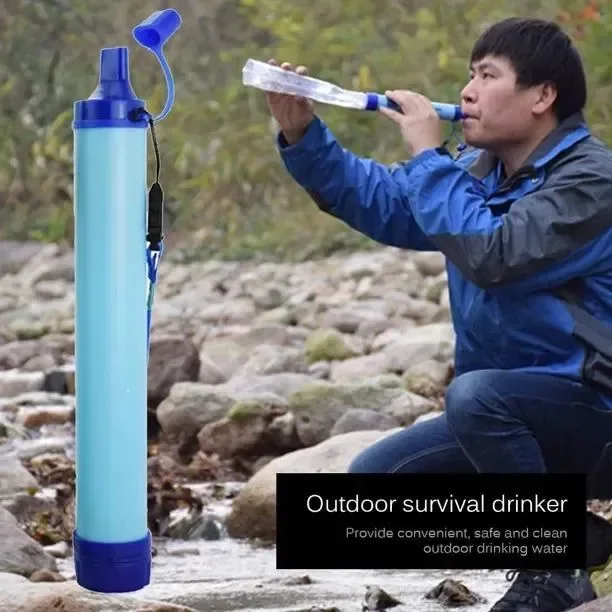 Minimalist Portable Outdoor Water Purifier for Camping Hiking Emergency Survival Enhanced