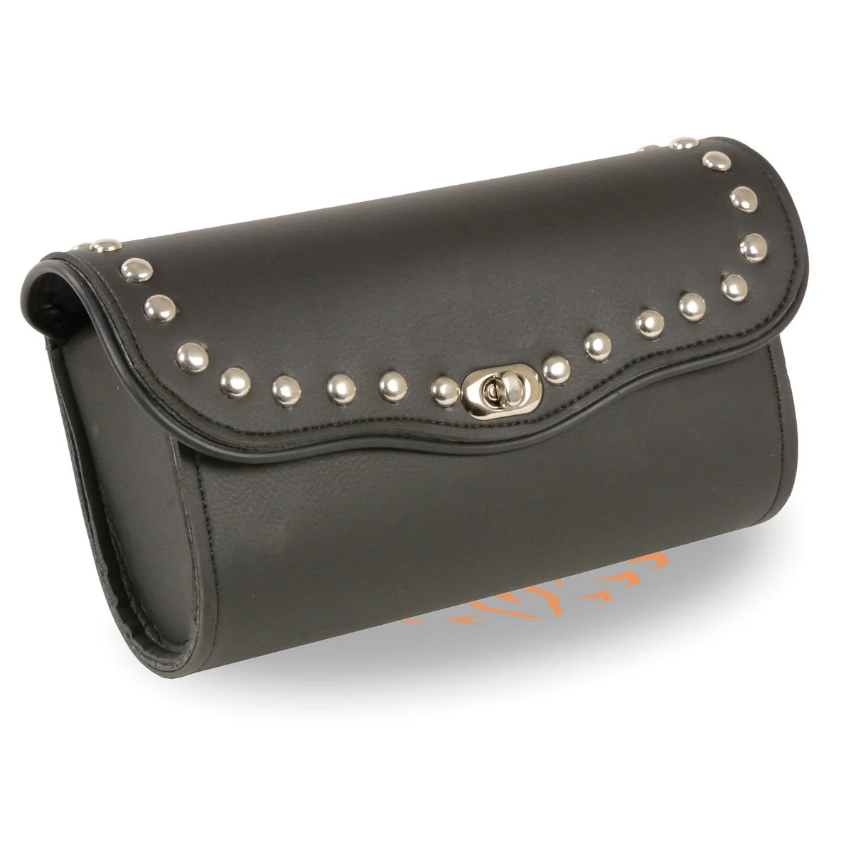 Convenient Milwaukee Performance SH493 Black Large PVC Studded Windshield Bag with Turn Clasp Enhanced