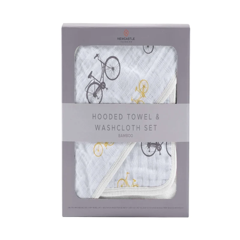 Exceptional Vintage Bicycle Towel Set High-End