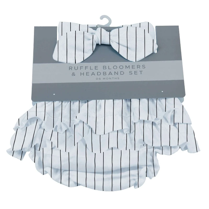 High-End Pencil Stripe Bloomers Set Long-Lasting