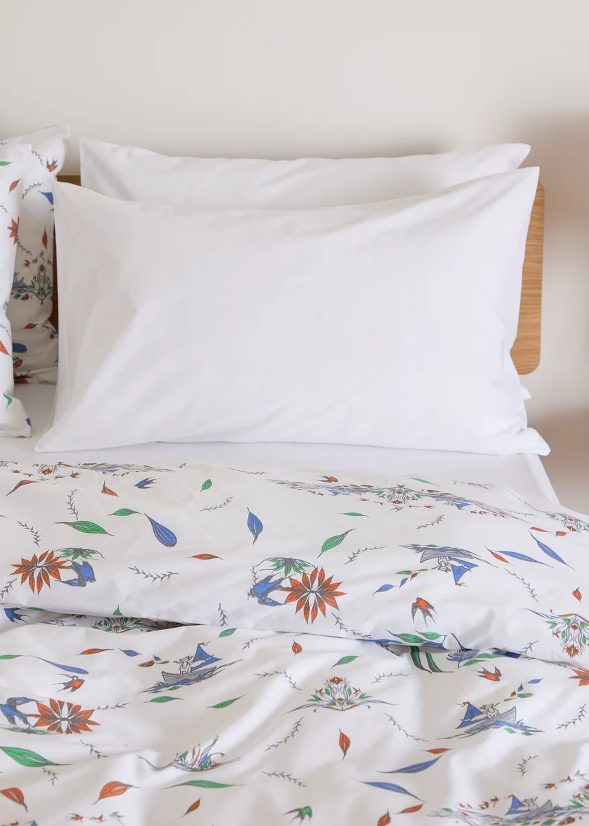 Luxury Foxford Plain White Pillowcase Pair Functional