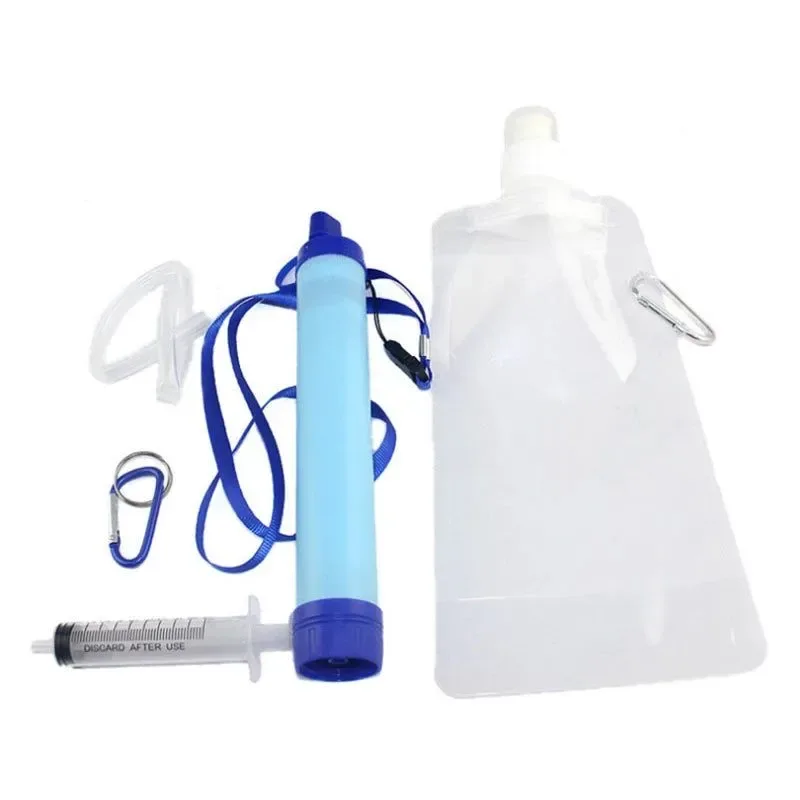 World-Class Outdoor Survival Emergency Water Filtering Tool Relaxed