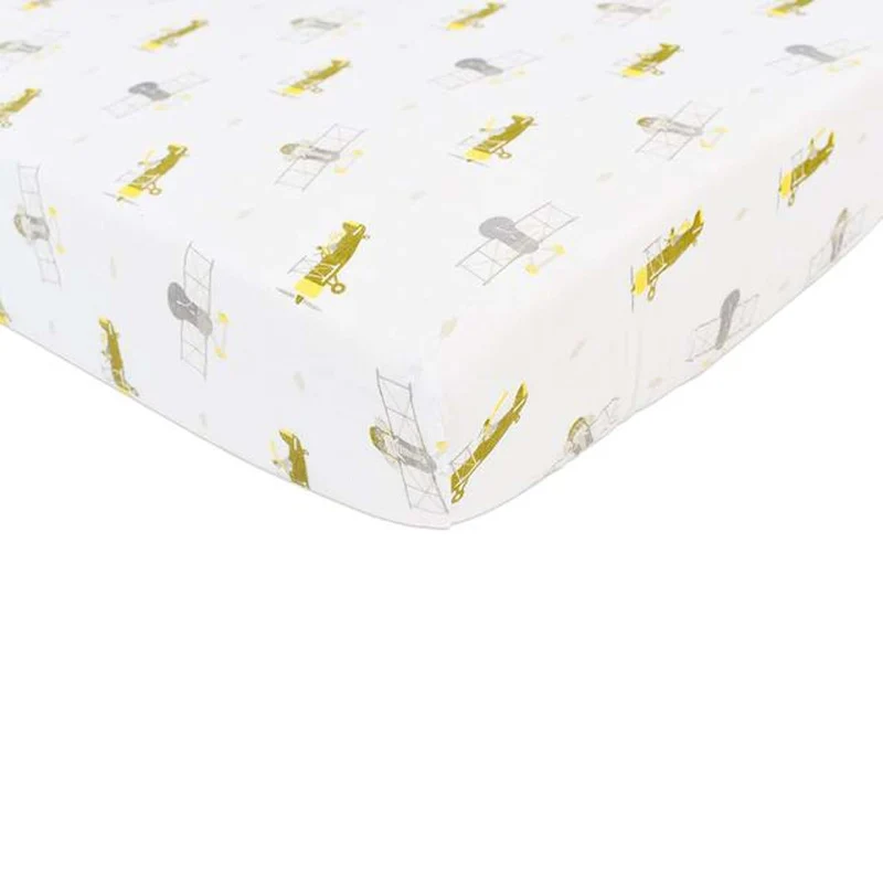 Carefully Designed Airplane Animals Crib Sheet Classic