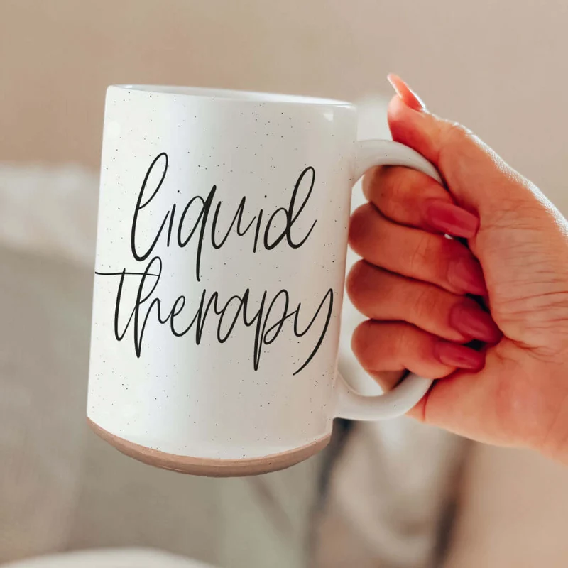 Trendy Liquid Therapy Mug-16oz Recyclable