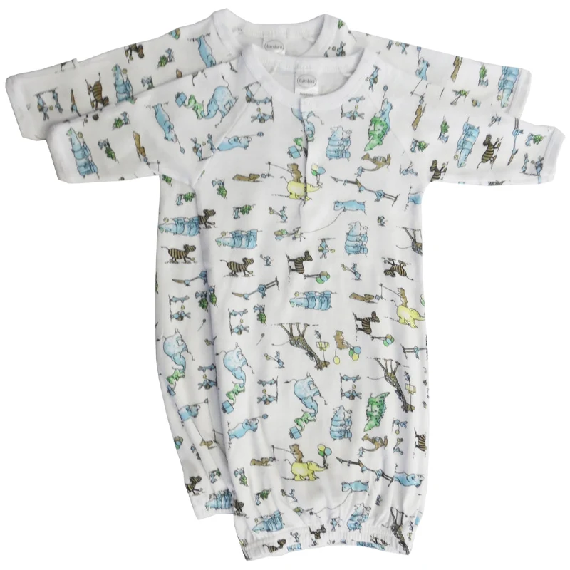 Elegant Boys Cotton Infant Gown Refined
