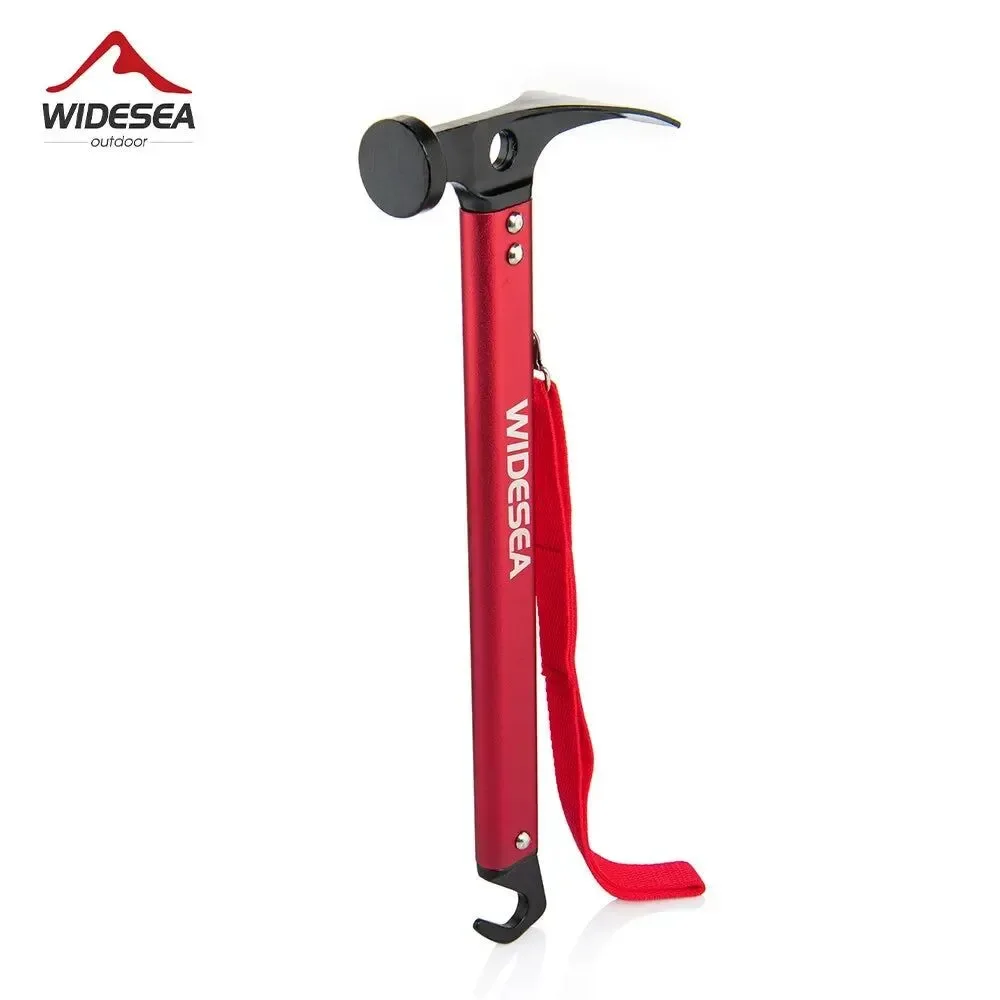 Proven Camping Hammer – Stainless Steel Mallet with Stake Puller for Mountaineering and Hiking Authentic