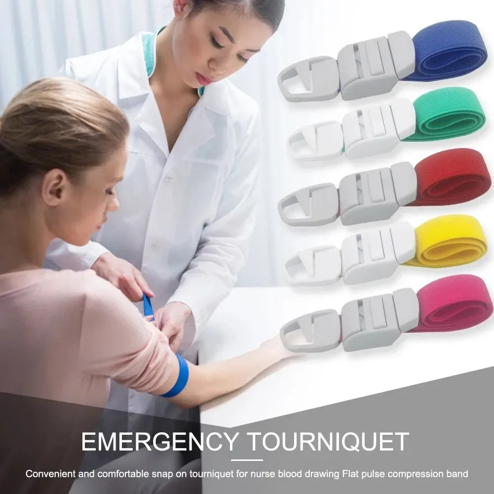 Relaxed Buckle Type Medical Tourniquet - Life Saving Hemorrhage Control for Camping Hiking Safety Survival Emergency Recyclable