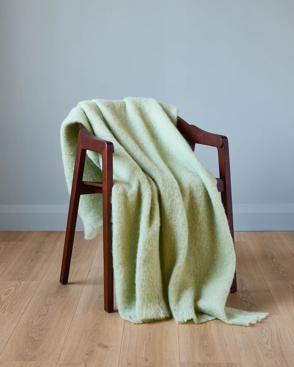Effective Foxford Lagan Mohair Throw Fashionable