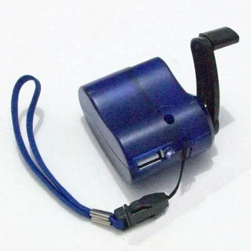Artisan Mini Hand Crank USB Phone Charger - Emergency Camping Equipment and Survival Tool for Outdoor Travel and Hiking Fine