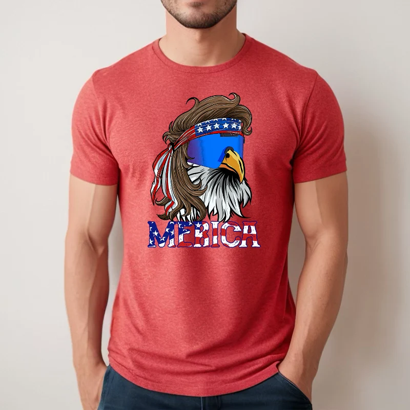 Premium Material Merica Mullet Tee Sophisticated