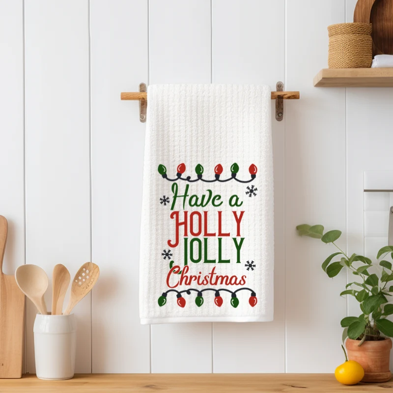 Flexible Holly Jolly Towel Outstanding