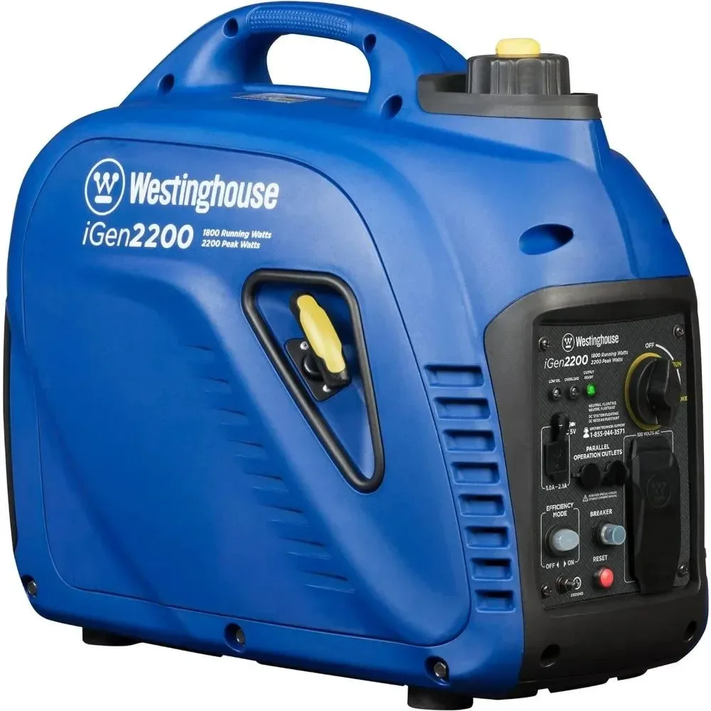 Fine Crafted 2200W Super Quiet Lightweight Portable Inverter Generator – Gas Powered Parallel Capable About this item Optimized