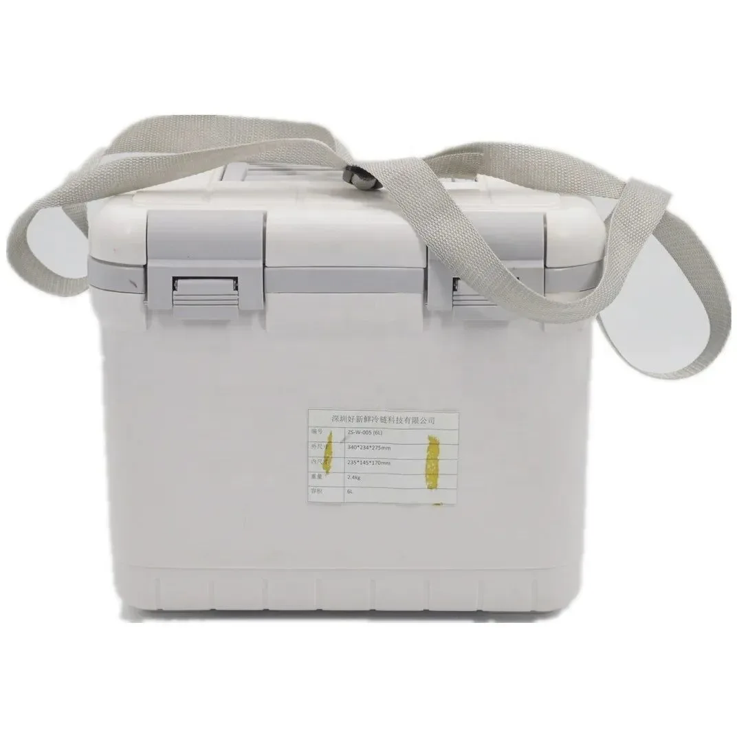 Fashionable Custom Insulated Vaccine Ice Cooler Box - Large Capacity Thermal Protection Smooth