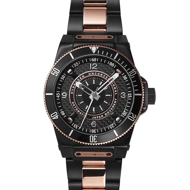 Excellent Hydrogen Black Dial Automatic Watch Stylish