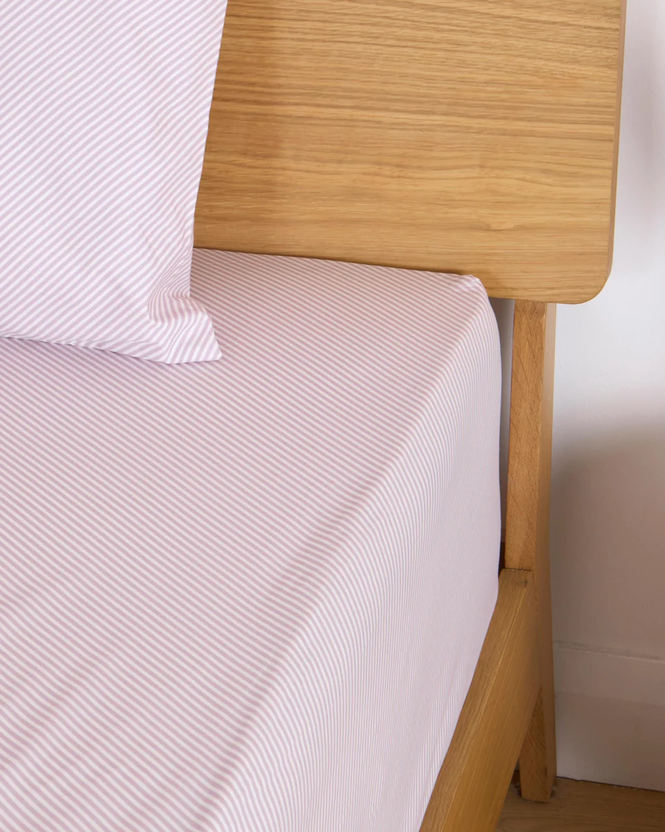 Excellent Foxford Maeve Stripe Fitted Sheet Detailed