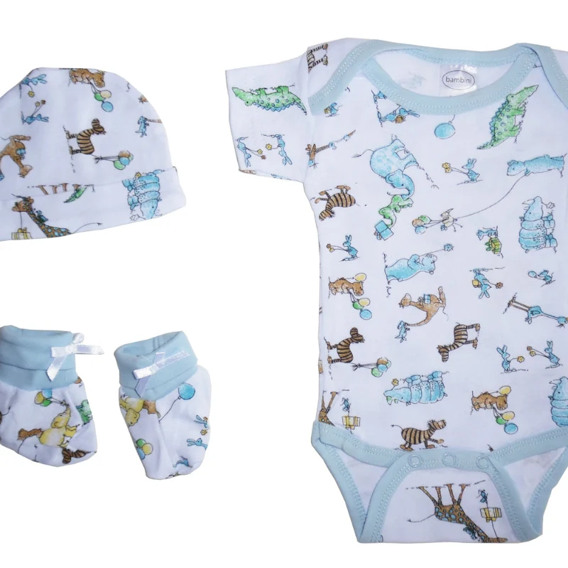World-Class Bambini 3-Piece Baby Clothes Set Comfort and Style for Your Little One Responsible