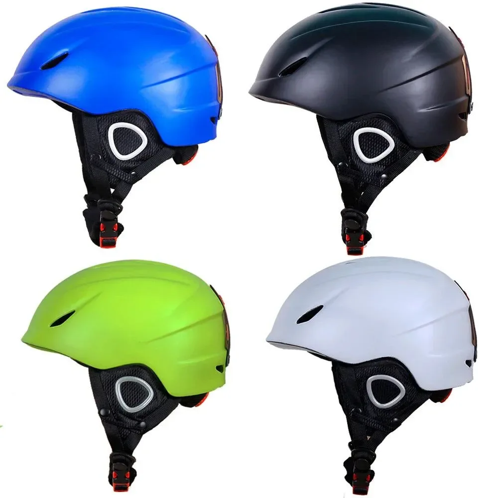Unique High-Quality Unisex Red Ice Skate Snow Sports Helmet - Integrated Molding Ultralight Safety Cap Reusable