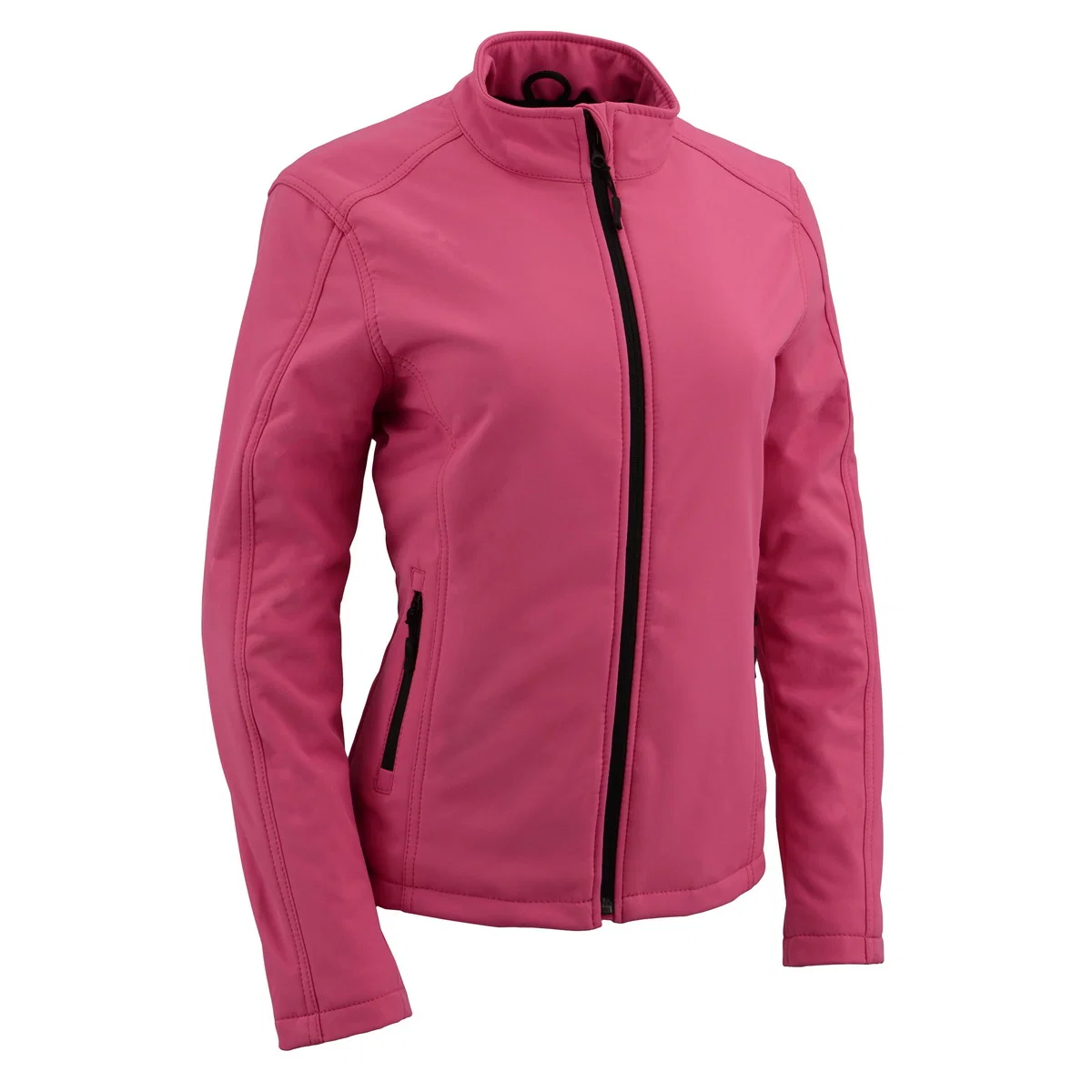 Dependable Milwaukee Leather MPL2763 Women's Fuchsia Waterproof Lightweight Soft Shell Jacket Classic