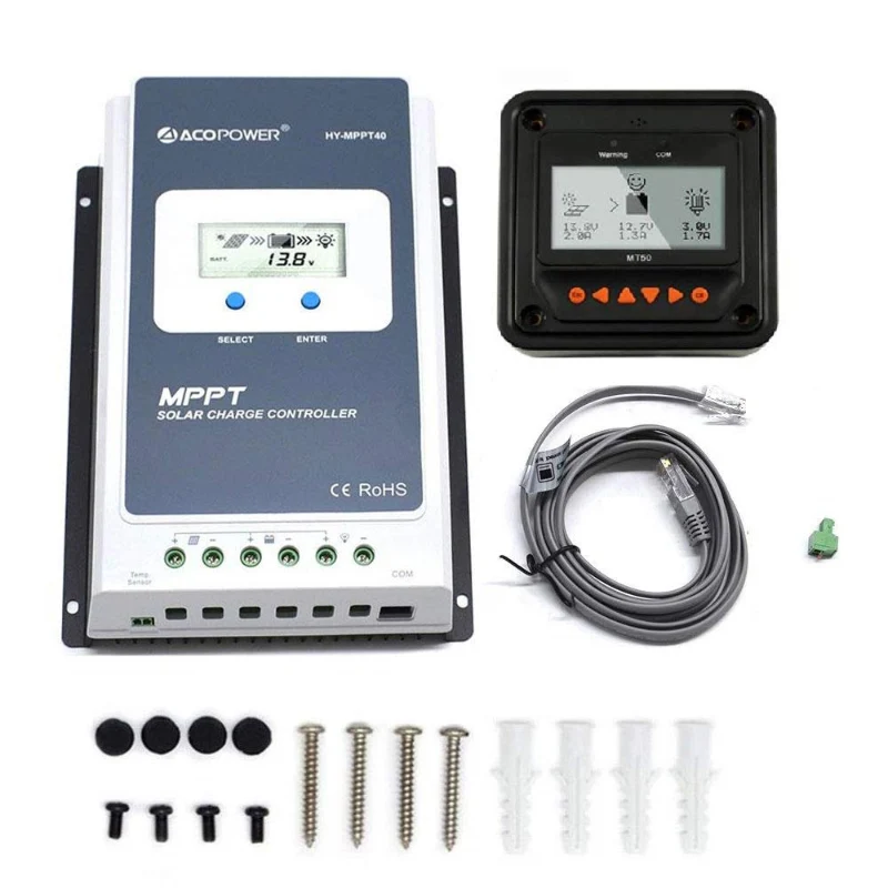 Premium ACOPower HY-MPPT40 Solar Charge Controller Relaxed
